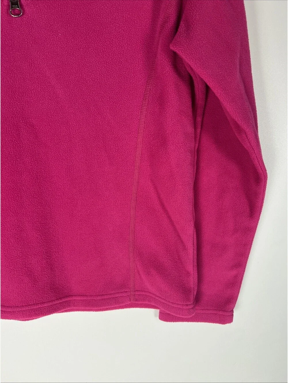 Northface Girls/Youth Pink Fleece 3/4 Zip Pullover Jacket Size Large 14-16